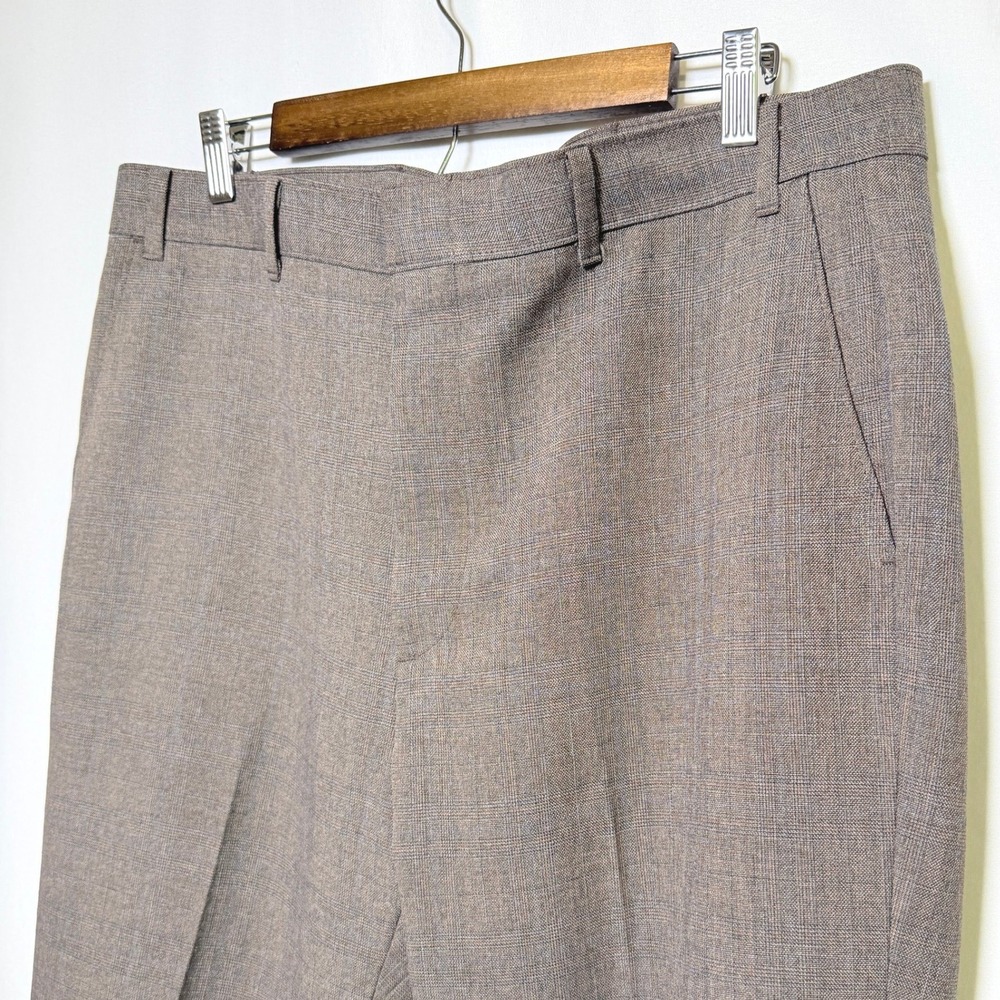 Vintage Levis Action Slacks Mens Brown Heathered Trousers 690-7525 38x32